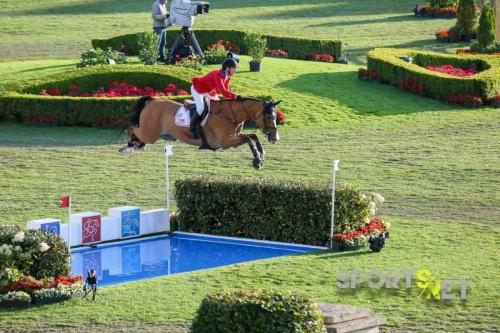 Mclain Ward (USA) mit Ilex im Mercedes Benz Nationenpreis