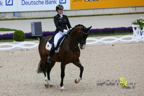 Laurence Roos (BEL) mit Fil Rouge